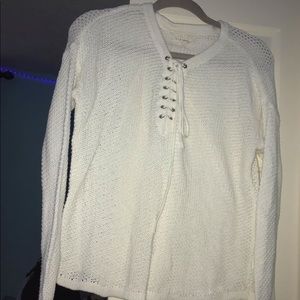 See through sweater